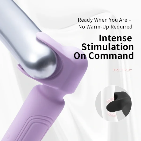 Male Masturbators – Forced climax AV vibrator 2.0 for male (QS-042) - Image 4