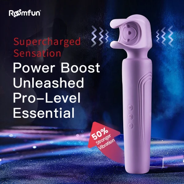 Sex Toys For Man – Forced climax AV vibrator 2.0 for male (QS-042) - Image 2