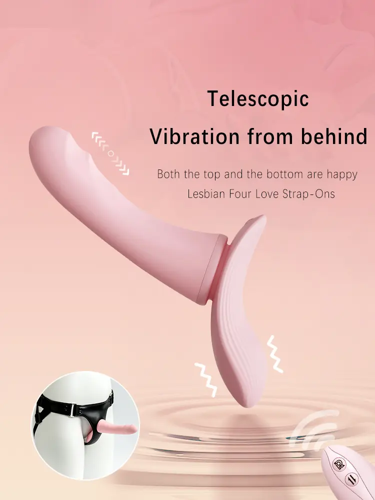 Sex Toys，Adult Toys，Dual-purpose magnetic retractable Dildo Harness describe (2)