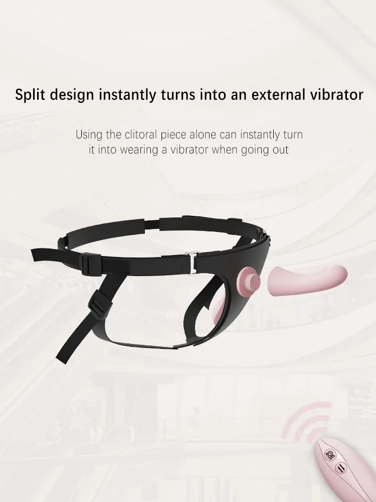 Sex Toys，Adult Toys，Dual-purpose magnetic retractable Dildo Harness describe (6)