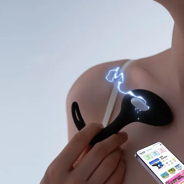 Anal Toys – Electric shock anal plug (QS-080) - Image 4