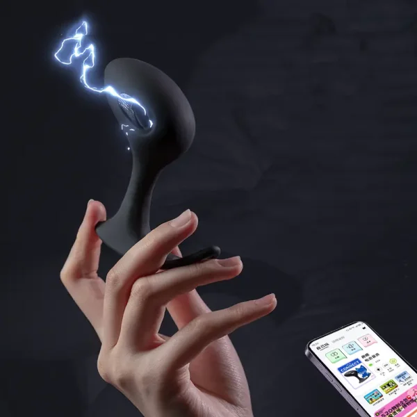 Anal Toys – Electric shock anal plug (QS-080) - Image 5