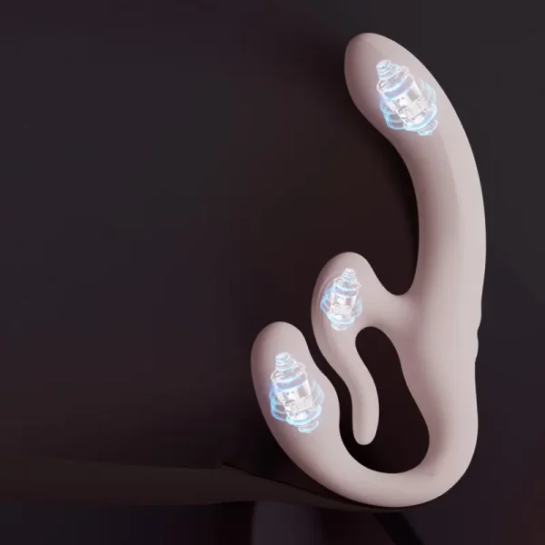 G-Spot Vibrators – C-spot Double-Ended Dildo (QS-083) - Image 4