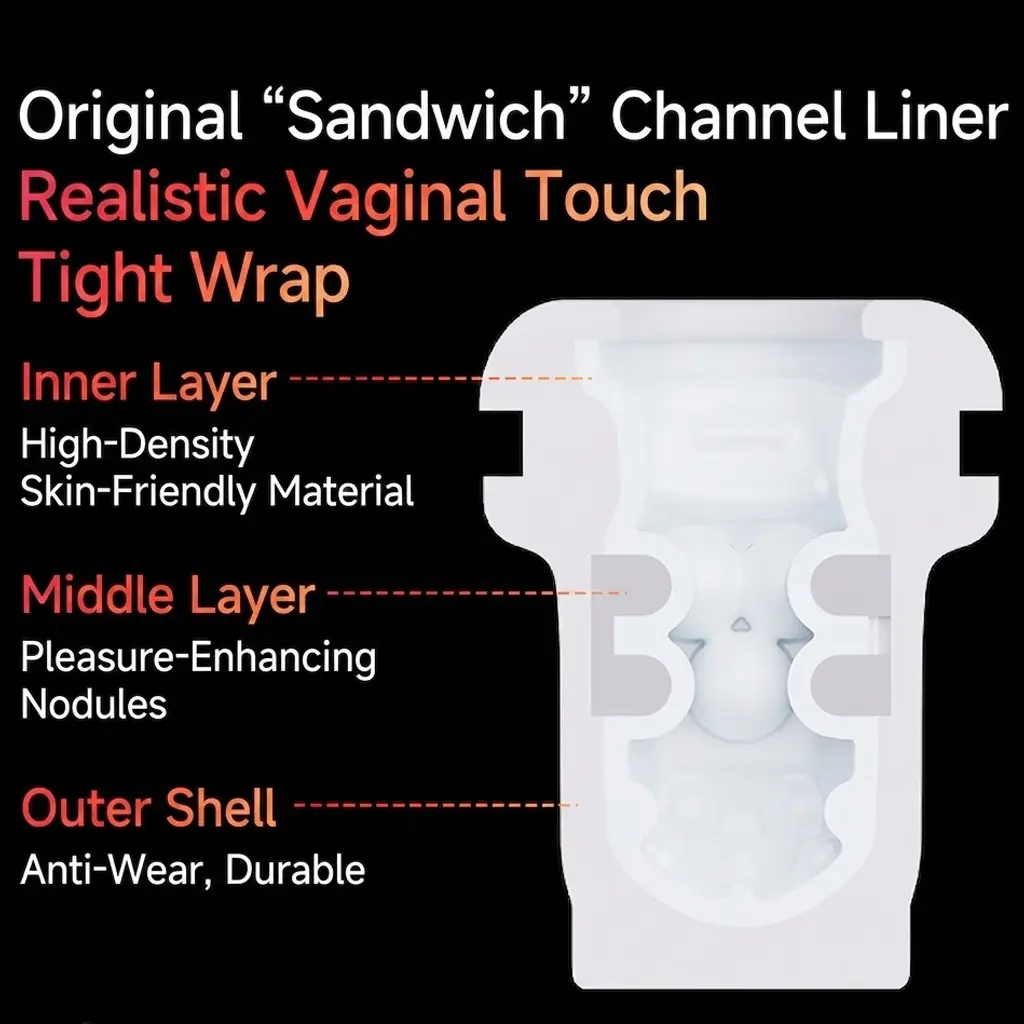 Roomfun Men's Rotating Masturbation Cup QS-092A – product view 7