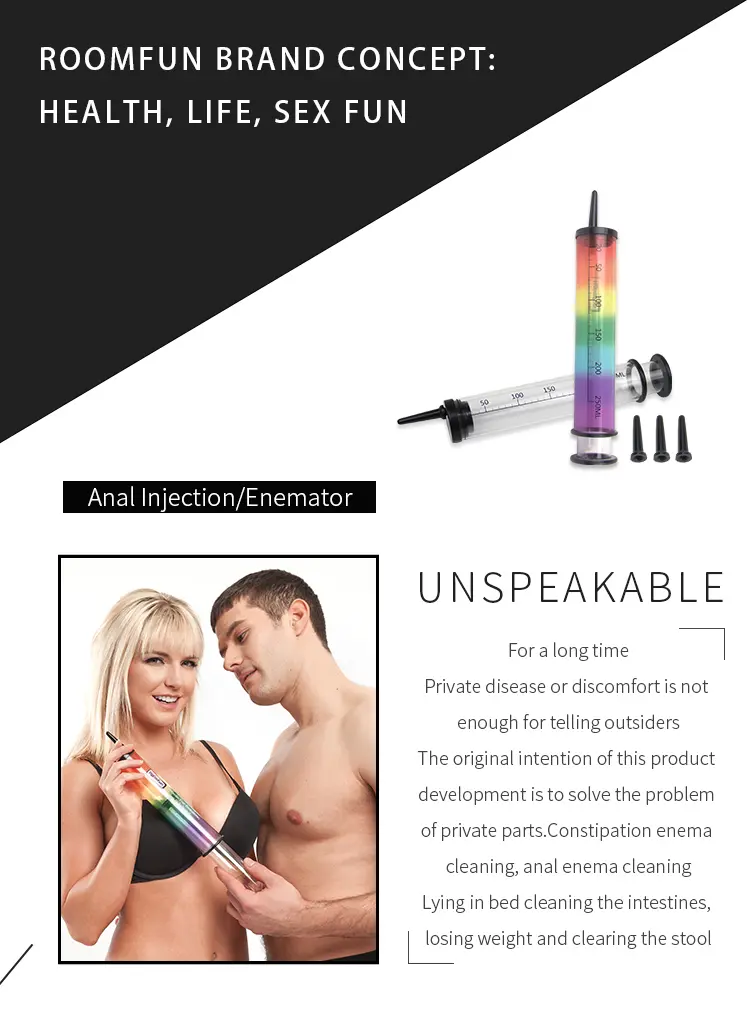 Enema Kit，Lube Shooter，Sex Lubes Shooter，ZW-001 Enema cleaner describe (1)