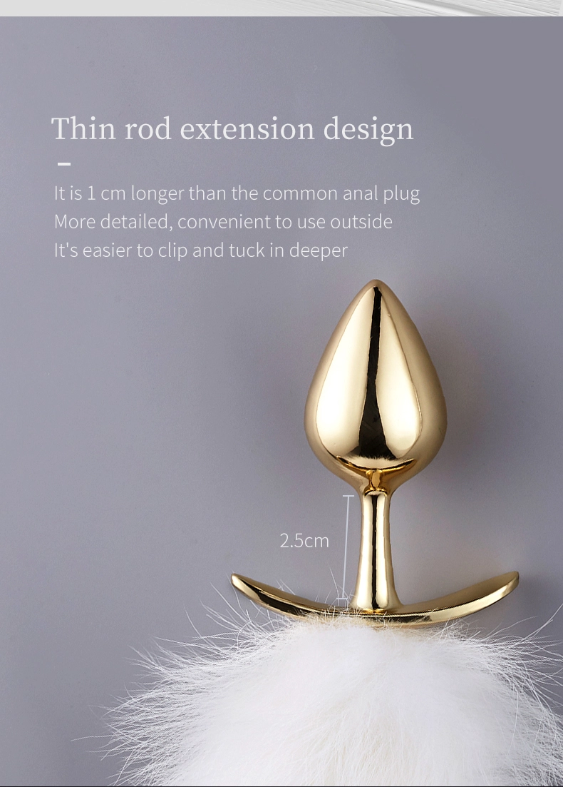 Sex Toys For Women，ZW-097 Anal plug tail describe (4)